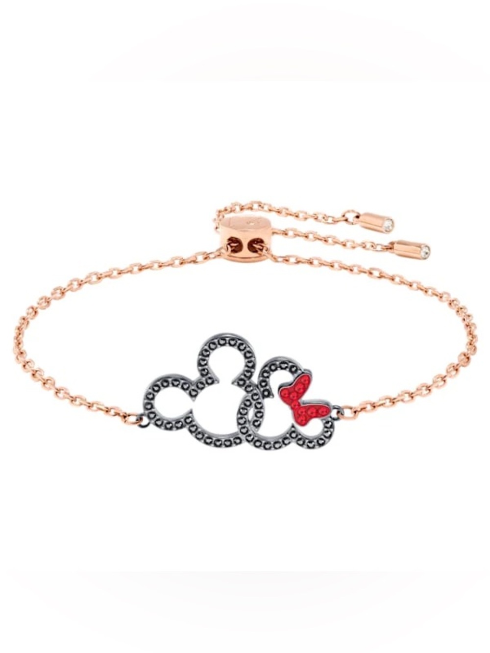 Swarovski | Mickey & Minnie Rose Gold Bracelet